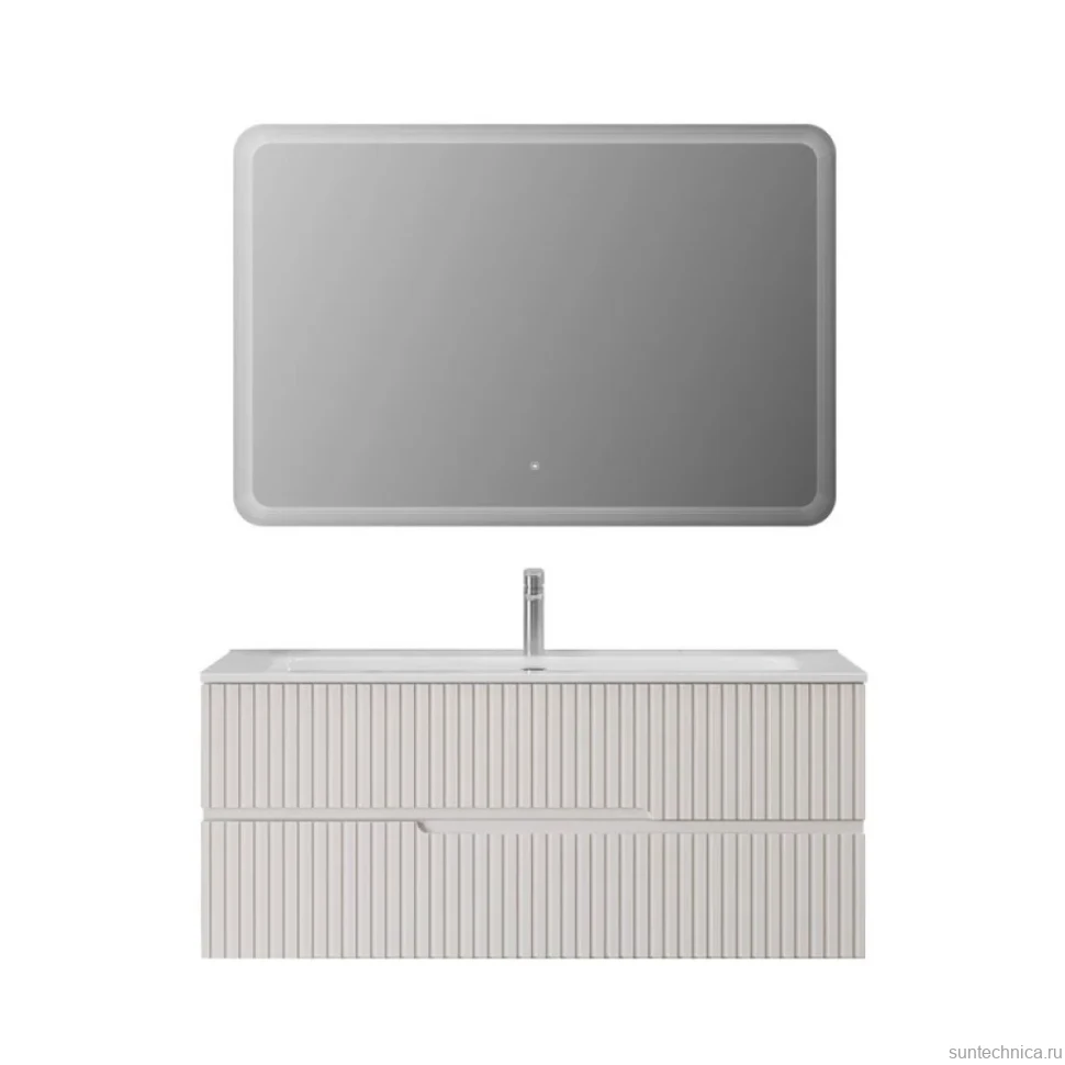 Мебель для ванной комнаты Cezares Duet 120 bianco lucido, раковина Cezares CZR-8073-120