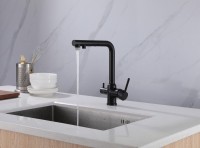 Смеситель для кухни Abber Emotion AF8814B матовый черный