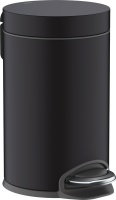 Мусорное ведро Hansgrohe AddStoris 41775670 3 л, матовый черный