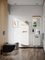 Унитаз подвесной VitrA Sento безободковый, с микролифтом, черный