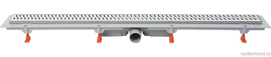 Душевой трап (лоток) Veconi Harmony 450 хром глянцевый
