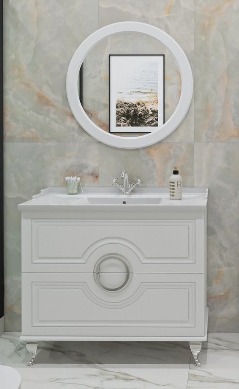 Мебель для ванной комнаты Caprigo Valletta 100 белая