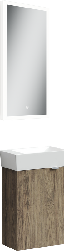 Мебель для ванной комнаты Sancos Mini 35 L подвесная, дуб чарльстон