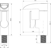 Смеситель для раковины Orange One Life One Life P08-921cr для раковины