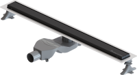 Душевой трап (лоток) Boheme Premium Linear 60 см, черный