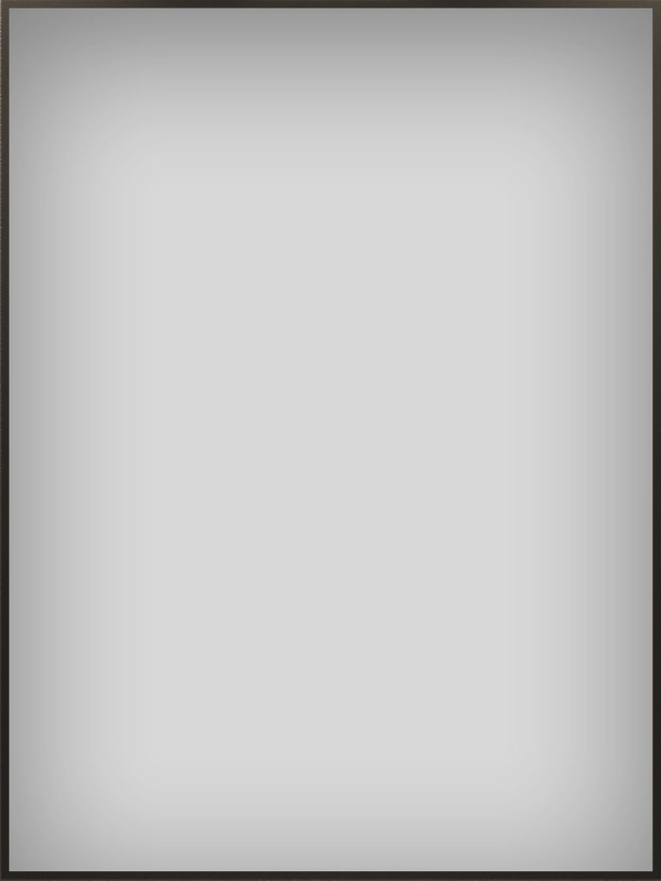 Зеркало Wellsee 7 Rays’ Spectrum 55х70 черное матовое