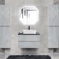 Мебель для ванной комнаты Cezares Molveno 46 80 beton, со столешницей