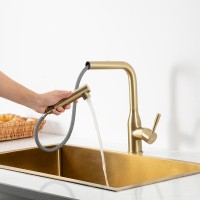 Смеситель для кухни Frap F6096-3 золотой сатин