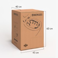 Унитаз подвесной Berges Ego XL Rimless 082138 безободковый, с микролифтом, белый