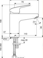 Смеситель для раковины Ideal Standard Ceraflex B1714AA