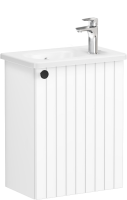 Тумба с раковиной VitrA Root Groove 45 R белая