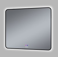 Зеркало Grossman Elegans-норма Black 90 с подсветкой, с антизапотевателем