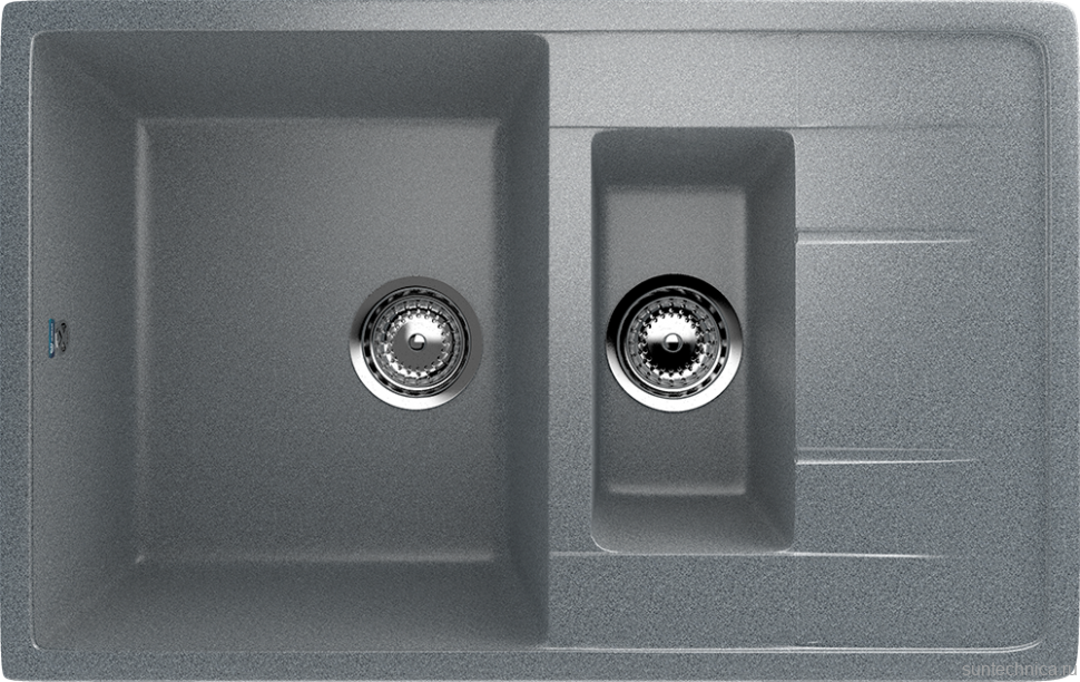 Мойка кухонная Ulgran U-205 -309 темно-серая