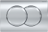 Комплект  Унитаз подвесной VitrA Shift 7742B003-0075 белая глянцевая + Крышка-сиденье VitrA Shift 191-003-009 + Система инсталляции для унитазов Geberit Duofix Delta 458.124.21.3 с кнопкой смыва, хром