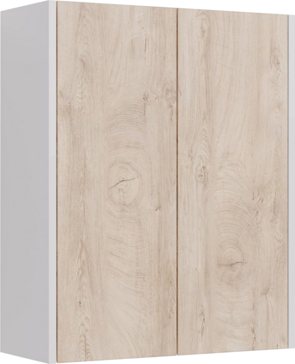 Шкаф Lemark Combi 60 дуб кантри, белый глянцевый