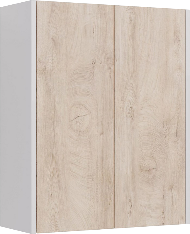 Шкаф Lemark Combi 60 дуб кантри, белый глянцевый