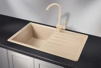 Мойка кухонная Granula Standart 7602, бежевый