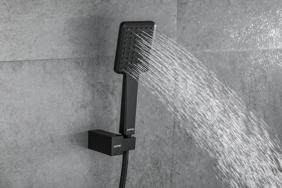 Смеситель для ванны с душем Gappo G07-6 G3207-6 черный