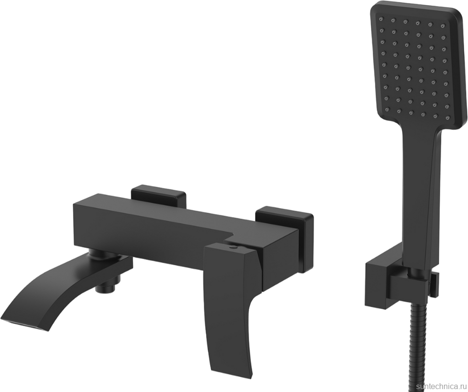 Смеситель для ванны с душем Gappo G07-6 G3207-6 черный