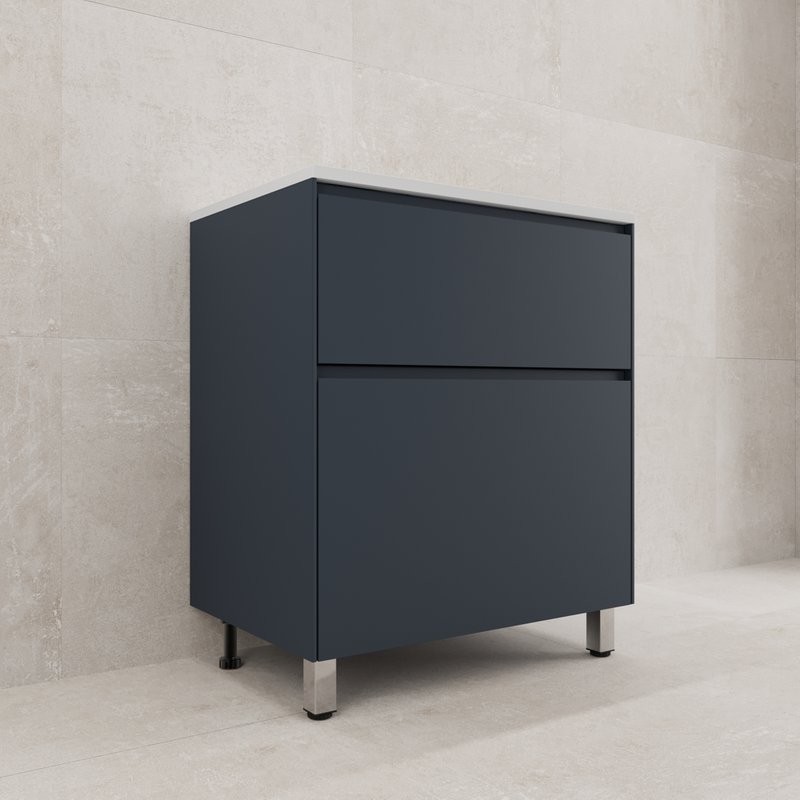 Мебель для ванной комнаты Style Line Лима Plus 70 напольная, эмаль, графит