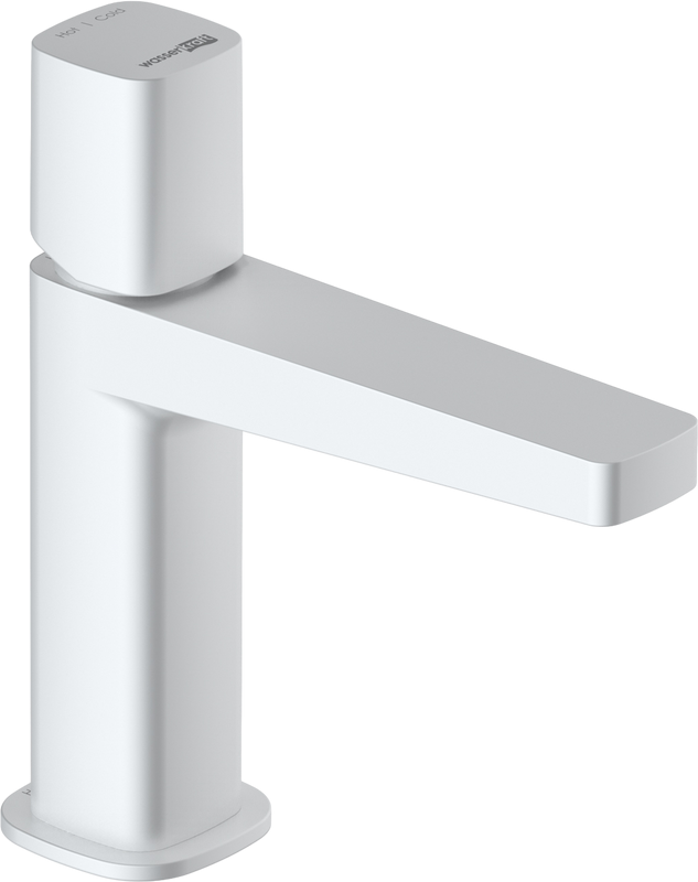 Смеситель для раковины Wasserkraft Saale 9503 белый soft-touch