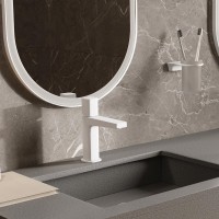 Смеситель для раковины Wasserkraft Saale 9503 белый soft-touch Смеситель для раковины Wasserkraft Saale 9503 белый soft-touch