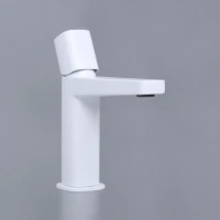 Смеситель для раковины Wasserkraft Saale 9503 белый soft-touch Смеситель для раковины Wasserkraft Saale 9503 белый soft-touch