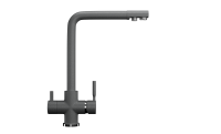Смеситель для кухни Ulgran U-016 U-016-309 темно-серый