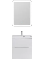 Мебель для ванной комнаты BelBagno Marino H60 bianco lucido, 60 см