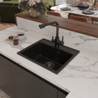 Мойка кухонная Domaci Палермо PR-490-004 черная Мойка кухонная Domaci Палермо PR-490-004 черная