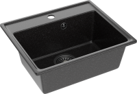 Мойка кухонная Domaci Палермо PR-490-004 черная Мойка кухонная Domaci Палермо PR-490-004 черная
