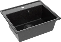 Мойка кухонная Domaci Палермо PR-490-004 черная Мойка кухонная Domaci Палермо PR-490-004 черная