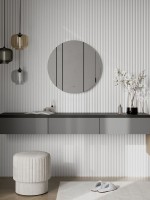 Зеркало круглое CONTINENT Ledh Ajour 80 см, сенсорное, с нейтральной подсветкой