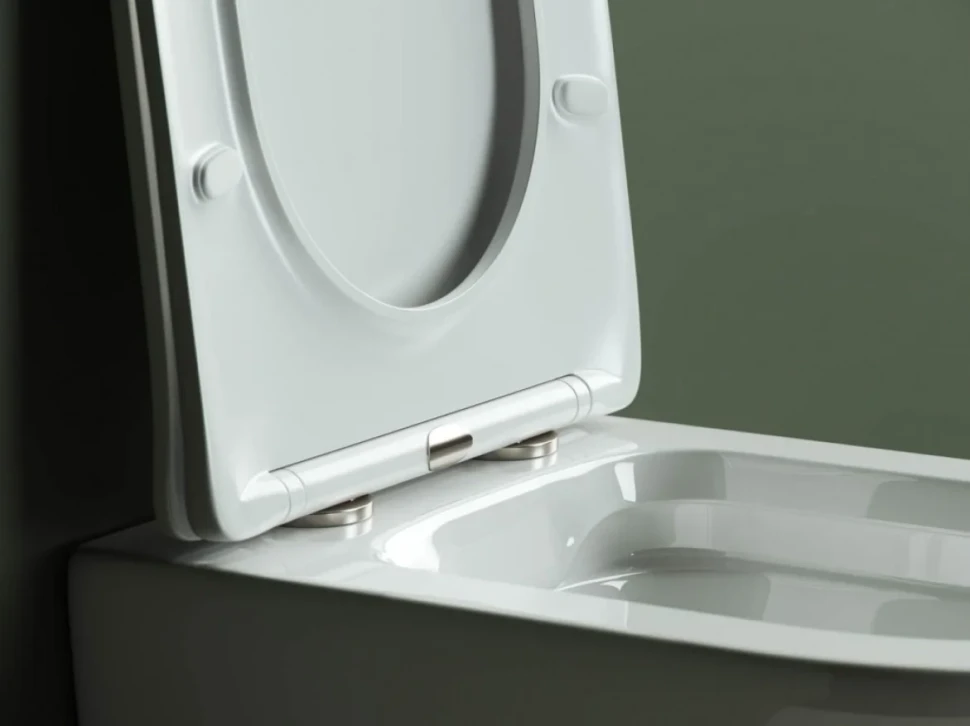 Комплект Унитаз подвесной Ceramicanova Highlight Rimless CN1804 с микролифтом, безободковый + Крепления Geberit Duofix 111.815.00.1 к стене + Звукоизоляция + Инсталляция UP 320 111.300.00.5 + Кнопка Sigma 01 115.770.JQ.5 лакированная, матовый хром