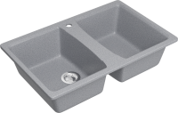 Мойка кухонная Domaci Болонья М-26-005 серая Мойка кухонная Domaci Болонья М-26-005 серая