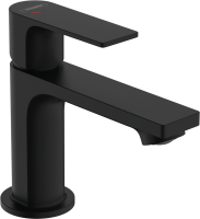 Смеситель для раковины Hansgrohe Rebris E 72554670 технология CoolStart, матовый черный