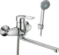 Смеситель с длинным изливом для ванны D-lin 422-6 D147422-6 хром Смеситель с длинным изливом для ванны D-lin 422-6 D147422-6 хром