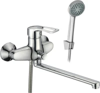 Смеситель с длинным изливом для ванны D-lin 422-6 D147422-6 хром