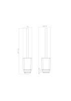 Ершик Wonzon & Woghand WW-6629 хром Ершик Wonzon & Woghand WW-6629 хром