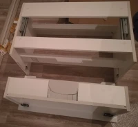 Тумба с раковиной Runo Парма 75 подвесная