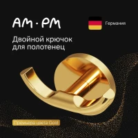 Крючок AM.PM X-Joy A85A35699 золото, на шурупах Крючок AM.PM X-Joy A85A35699 золото, на шурупах