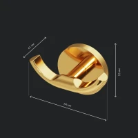 Крючок AM.PM X-Joy A85A35699 золото, на шурупах Крючок AM.PM X-Joy A85A35699 золото, на шурупах