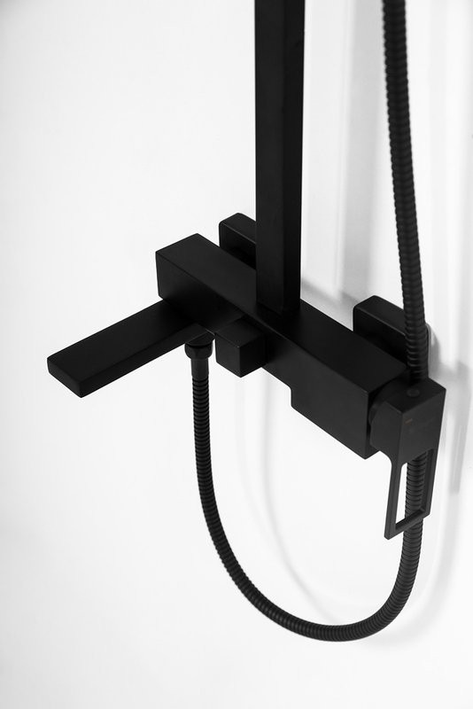 Душевая стойка BelBagno Luce VSCM NERO