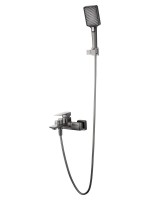 Смеситель для ванны с душем Wonzon & Woghand Edge WW-88639003A-BGM темный графит