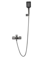 Смеситель для ванны с душем Wonzon & Woghand Edge WW-88639003A-BGM темный графит