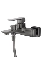 Смеситель для ванны с душем Wonzon & Woghand Edge WW-88639003A-BGM темный графит