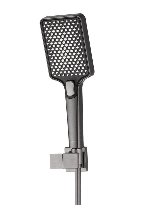 Смеситель для ванны с душем Wonzon & Woghand Edge WW-88639003A-BGM темный графит