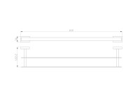 Полотенцедержатель Wonzon & Woghand WW-9711-60CM хром