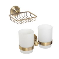 Набор Стакан Bemeta Retro 144110027 + Мыльница 144108167