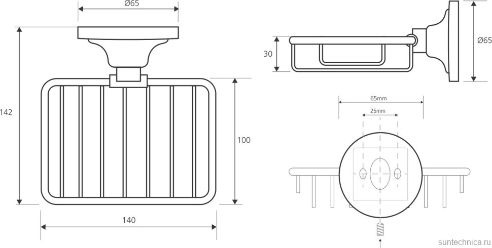 Набор Стакан Bemeta Retro 144110027 + Мыльница 144108167